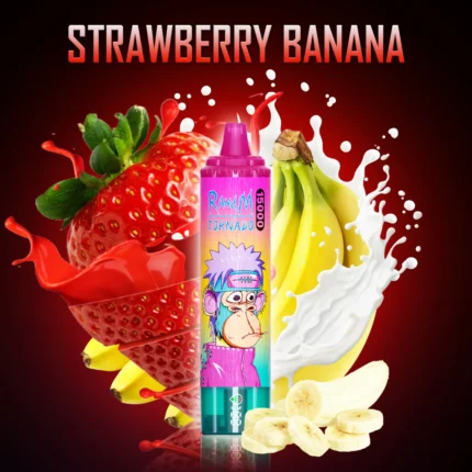 RandM Tornado 15000 – Strawberry Banana