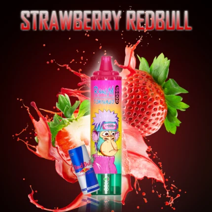 RandM Tornado 15000 – Strawberry Red Bull